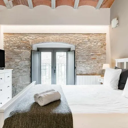 Revitalized Apartment In Historical Building Girona Exterior photo